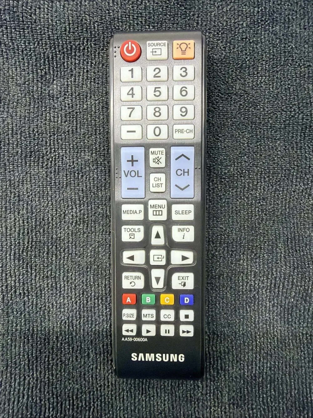 Original OEM SAMSUNG TV Remote Control For UN40H5003AFXZA Television - TESTED